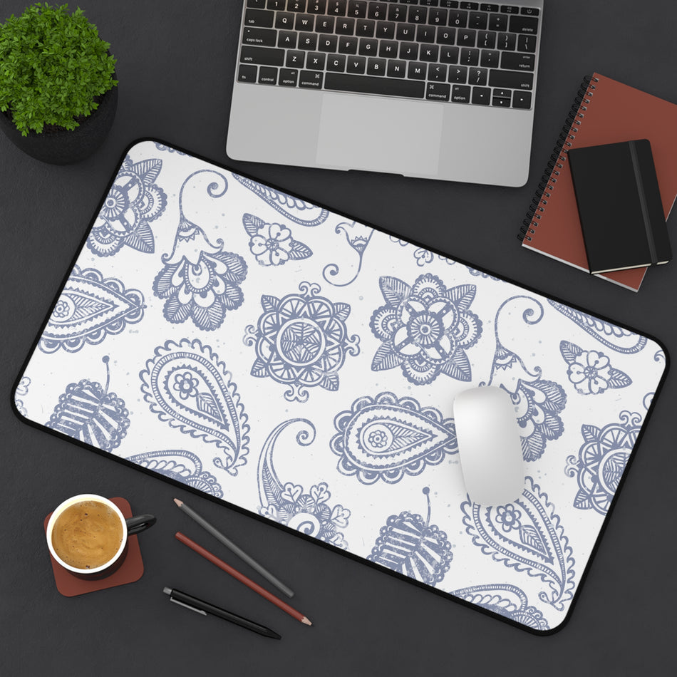 Floral Desk Mat | Elegant Office Accessory for Home and Work, Desk Decor, Gift for Her, Study Mat, Vintage Print
