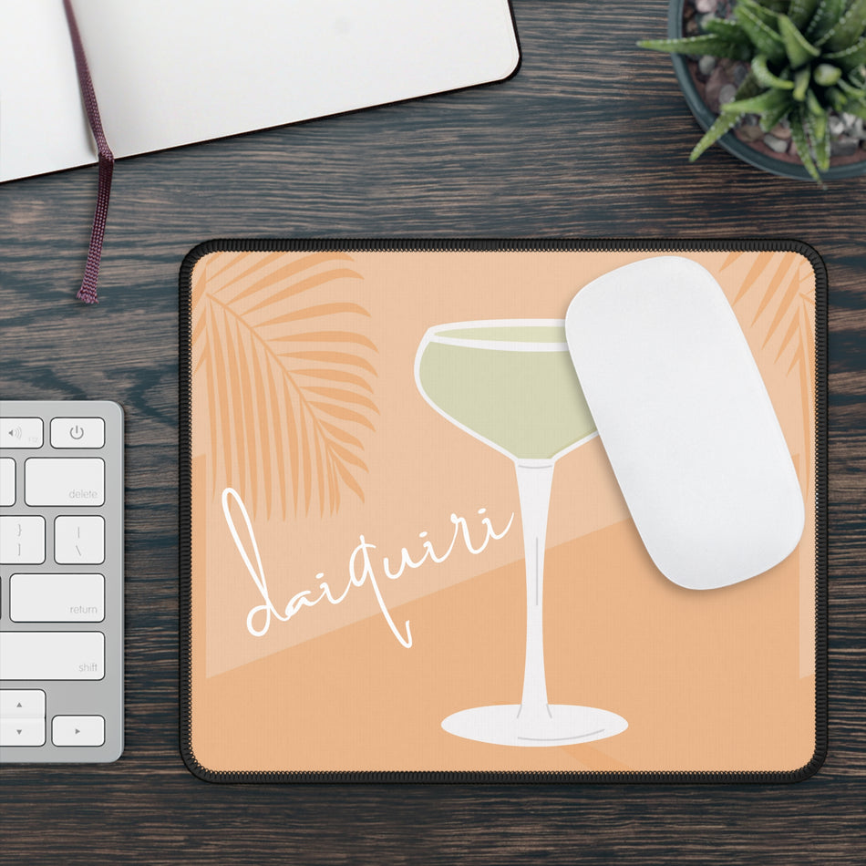 Daiquiri Cocktail Gaming Mouse Pad | Retro Tropical Lime Design