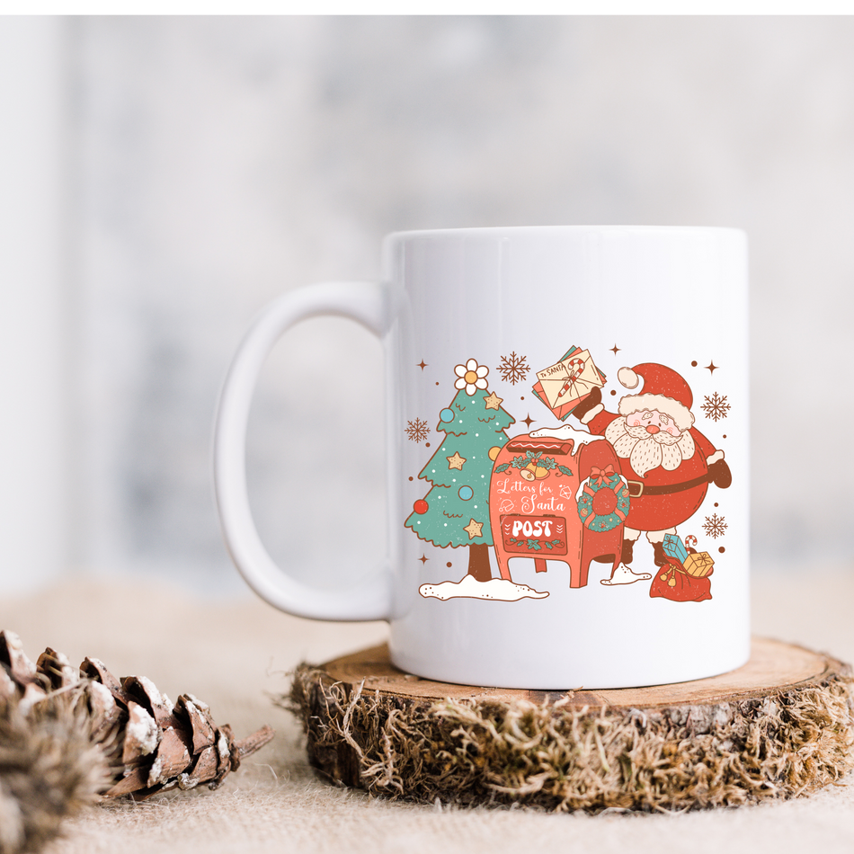 Festive Holiday Ceramic Mug, Perfect for Coffee Lovers, Tea Gifts, Winter Celebrations, Cozy Vibes, Gift for Him or Her