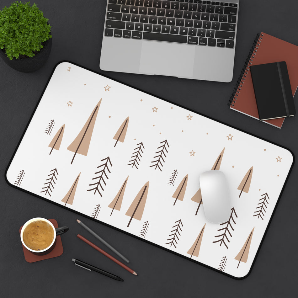 Cozy Forest Desk Mat - Perfect for Home Office Decor, Nature Lovers, Unique Gift, Work Station Accessory