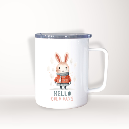 Cute Bunny Coffee Mug Tumbler