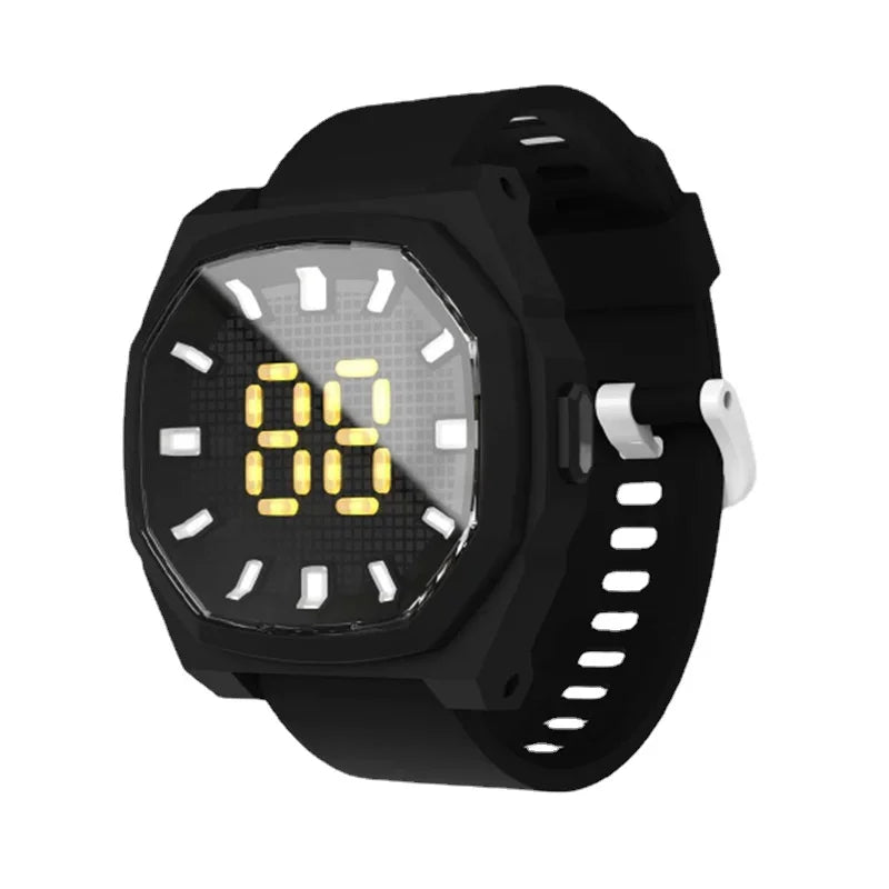 Unisex Digital Sports Watch with LED Light