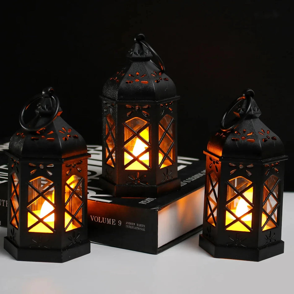 Candle Lamp Led Wind Lamp Portable Small Horse Lamp