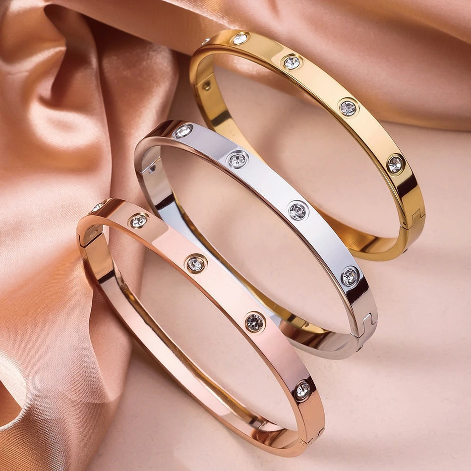 Diamond Oval Bracelet