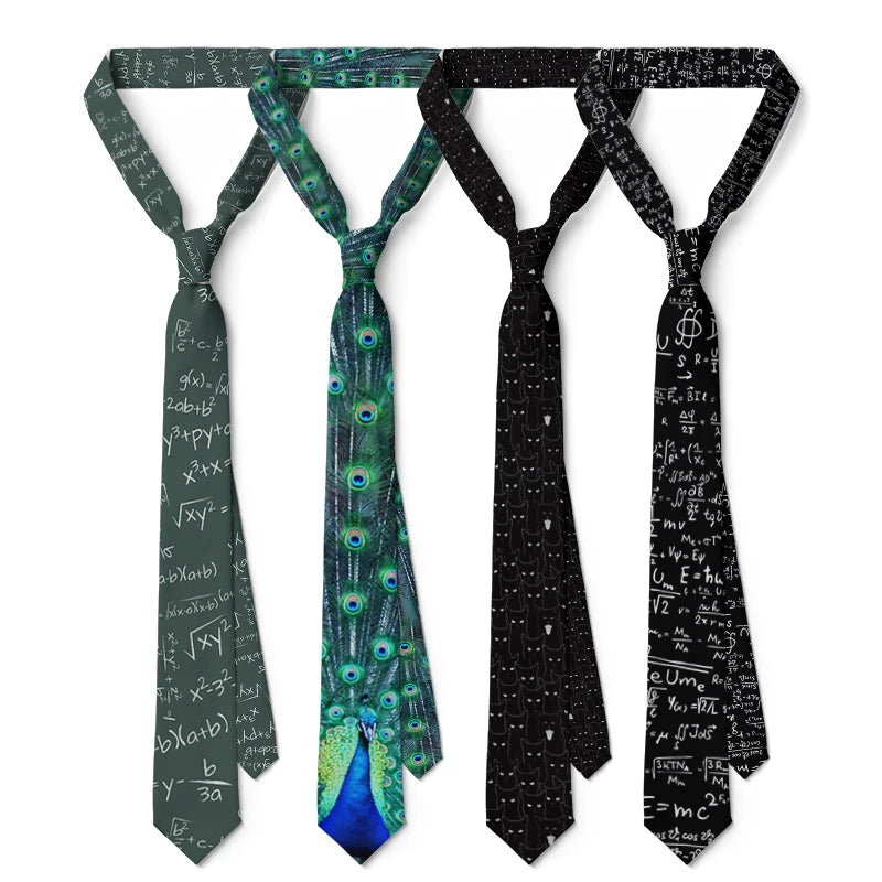 Creative Math Symbol Party Tie – Unisex