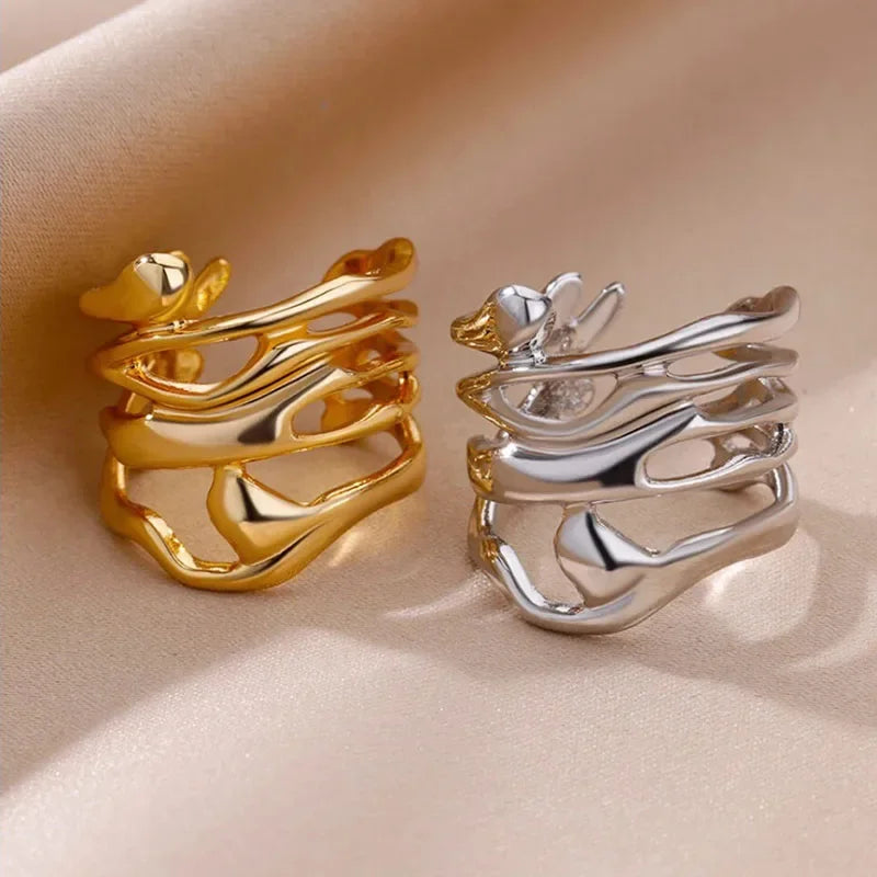 Stainless Gold Ring