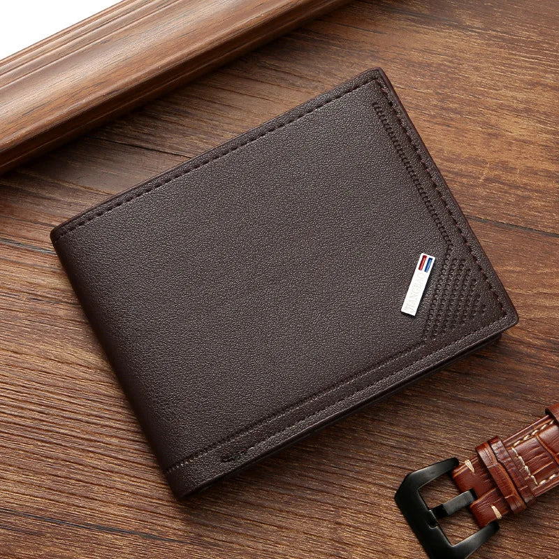 Men’s Thin Soft Wallet – Large Capacity, Business Style