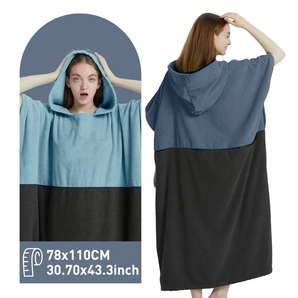Surf Poncho Towel Poncho Quick-Dry Towel Hoodie