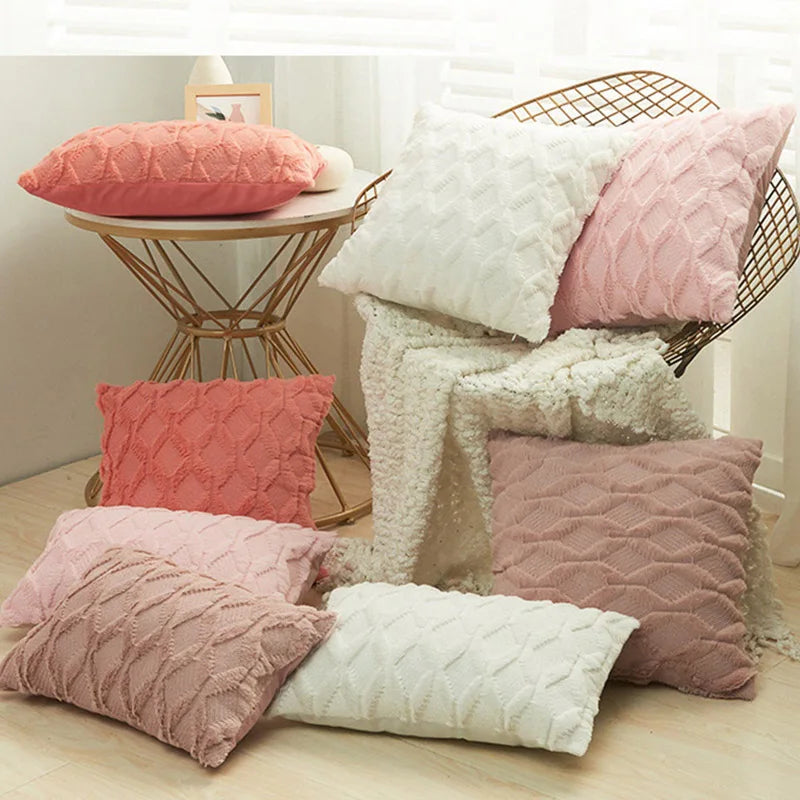 Deluxe Decorative Plush PillowCase