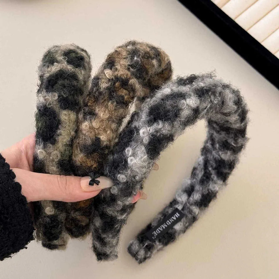 Hair Accessories For Girl Women Head Band Yoga Fascinators Vintage Makeup Furry Popular New Adults Hoops Leading Fashion