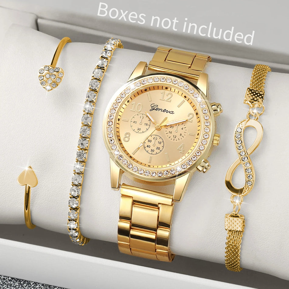 Rhinestone Women Watch