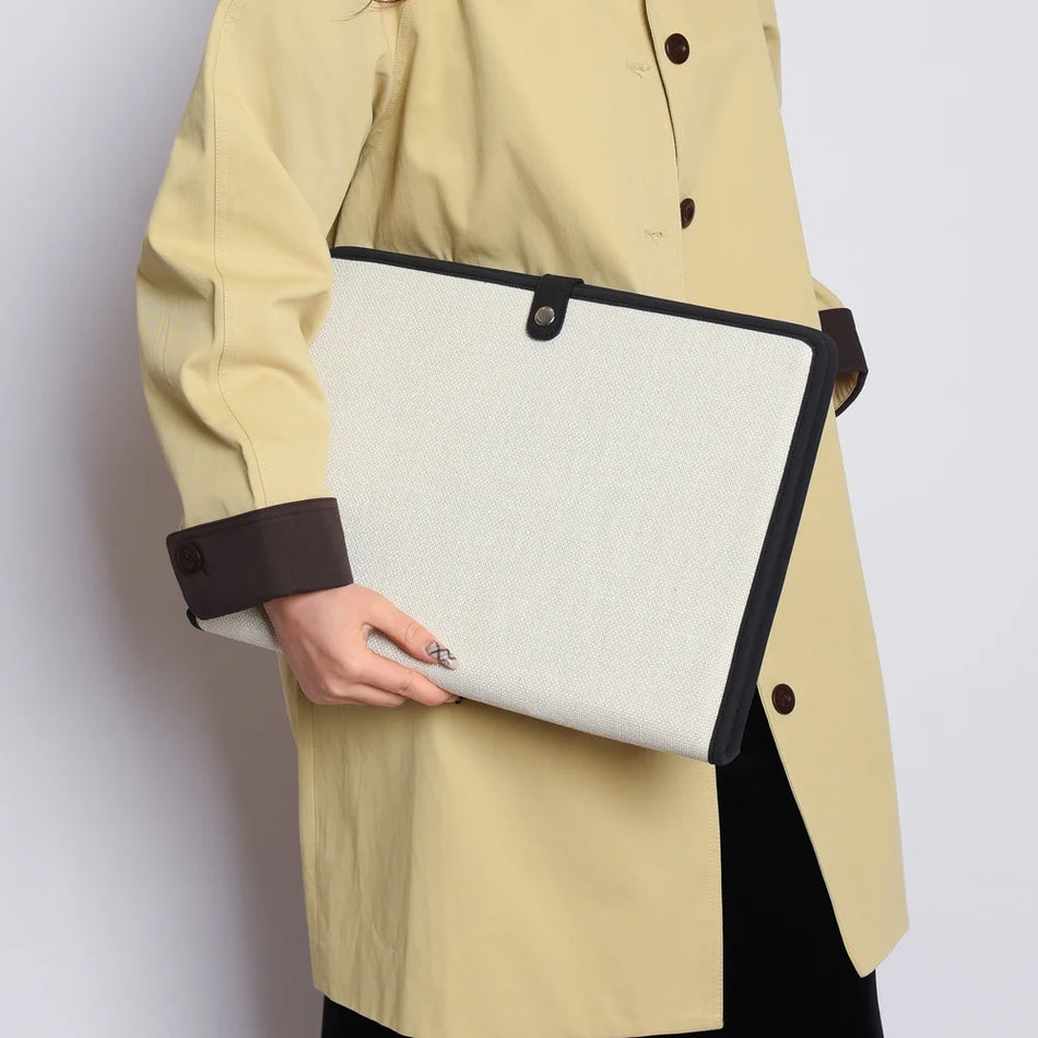 Women's Clutches Canvas Handbags High Capacity Briefcase