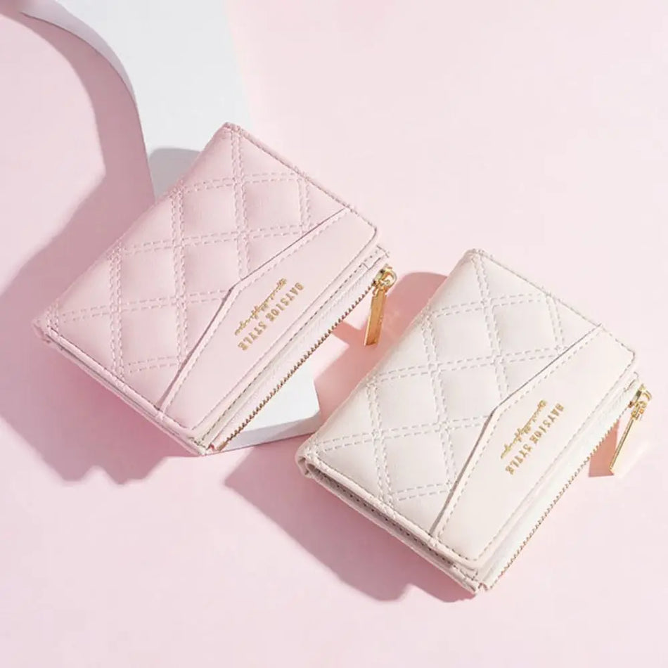 Zipper Card Bag - Women's Embroidered Coin Purse