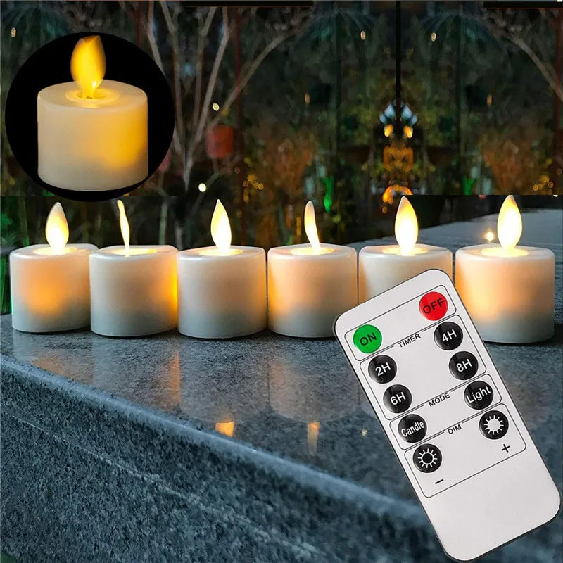 Candles With Remote Control Realistic