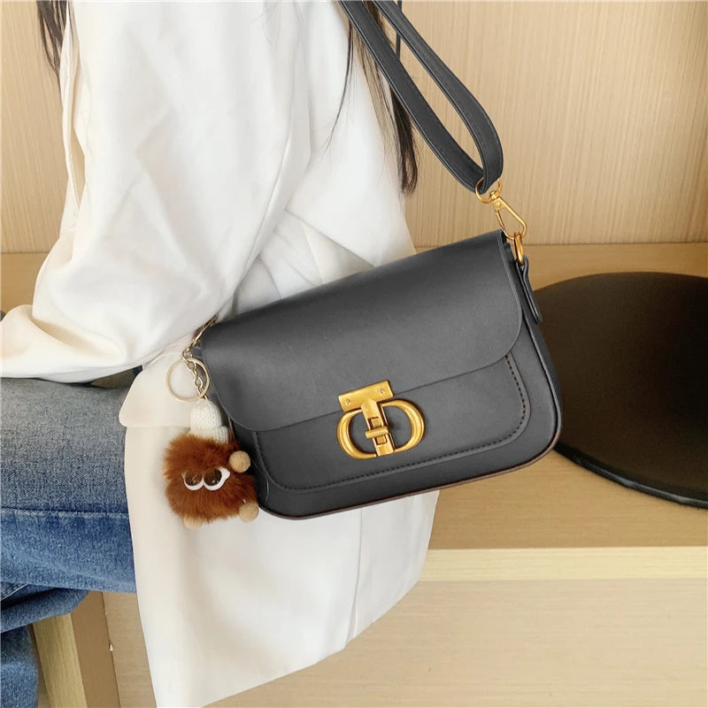 Elegant Shopper Tote - Vintage Crossbody Purse for Women