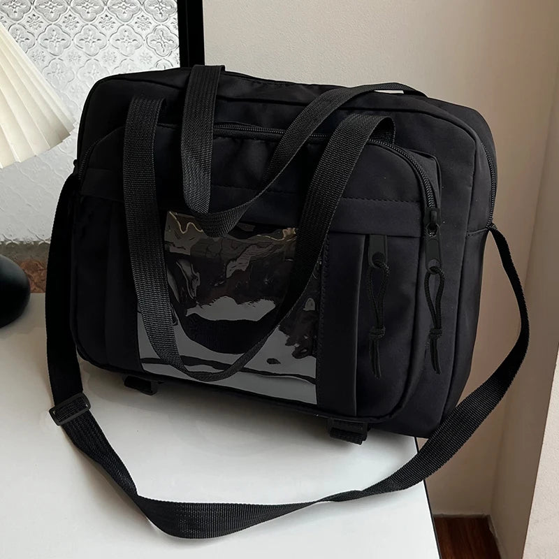 New style single-shoulder bags for men and women, casual cross-body bags, lightweight handbags for carrying around.