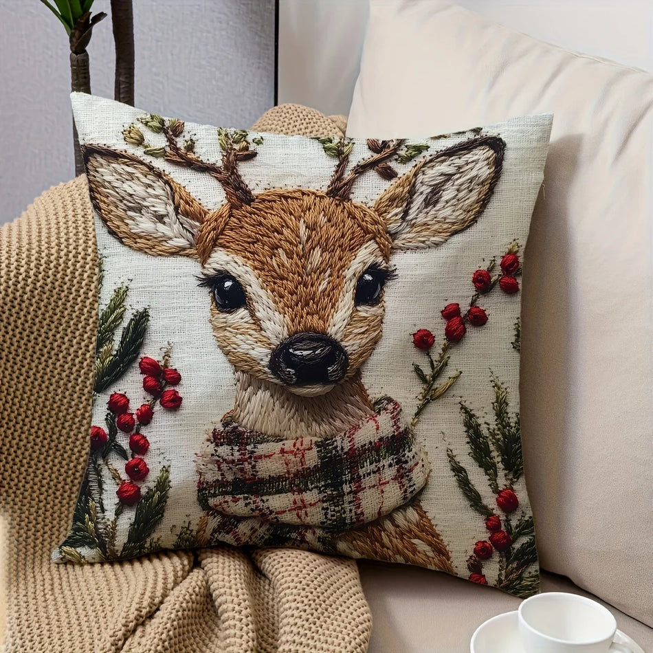 Soft Short Plush with Zipper Closure for Bedroom & Living Room Decor