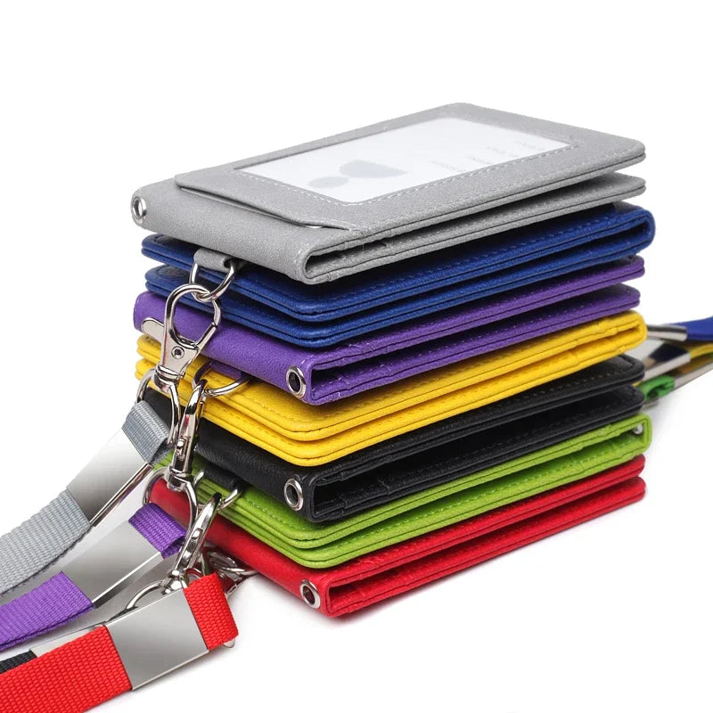 ID Card Holder with Neck Strap & Lanyard