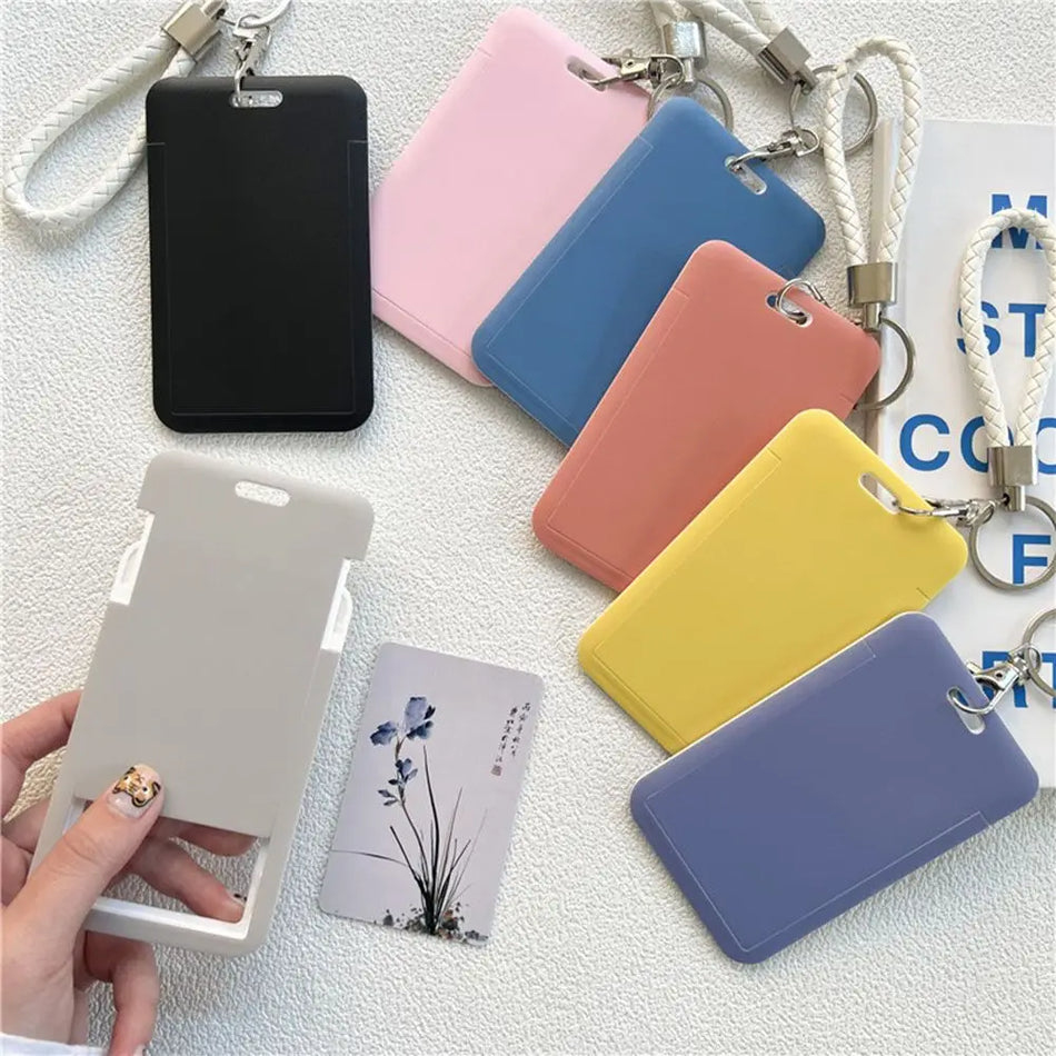 Colorful Card Holder – ID, Credit, Bus & Badge Use