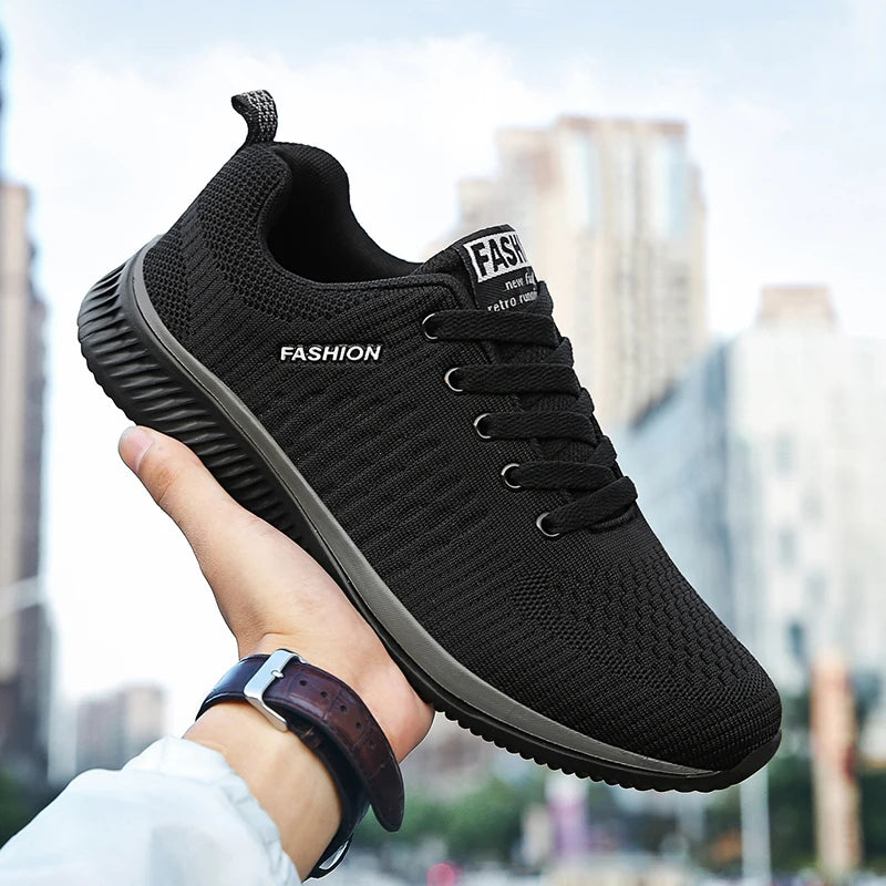 Men Running Walking Knit Shoes