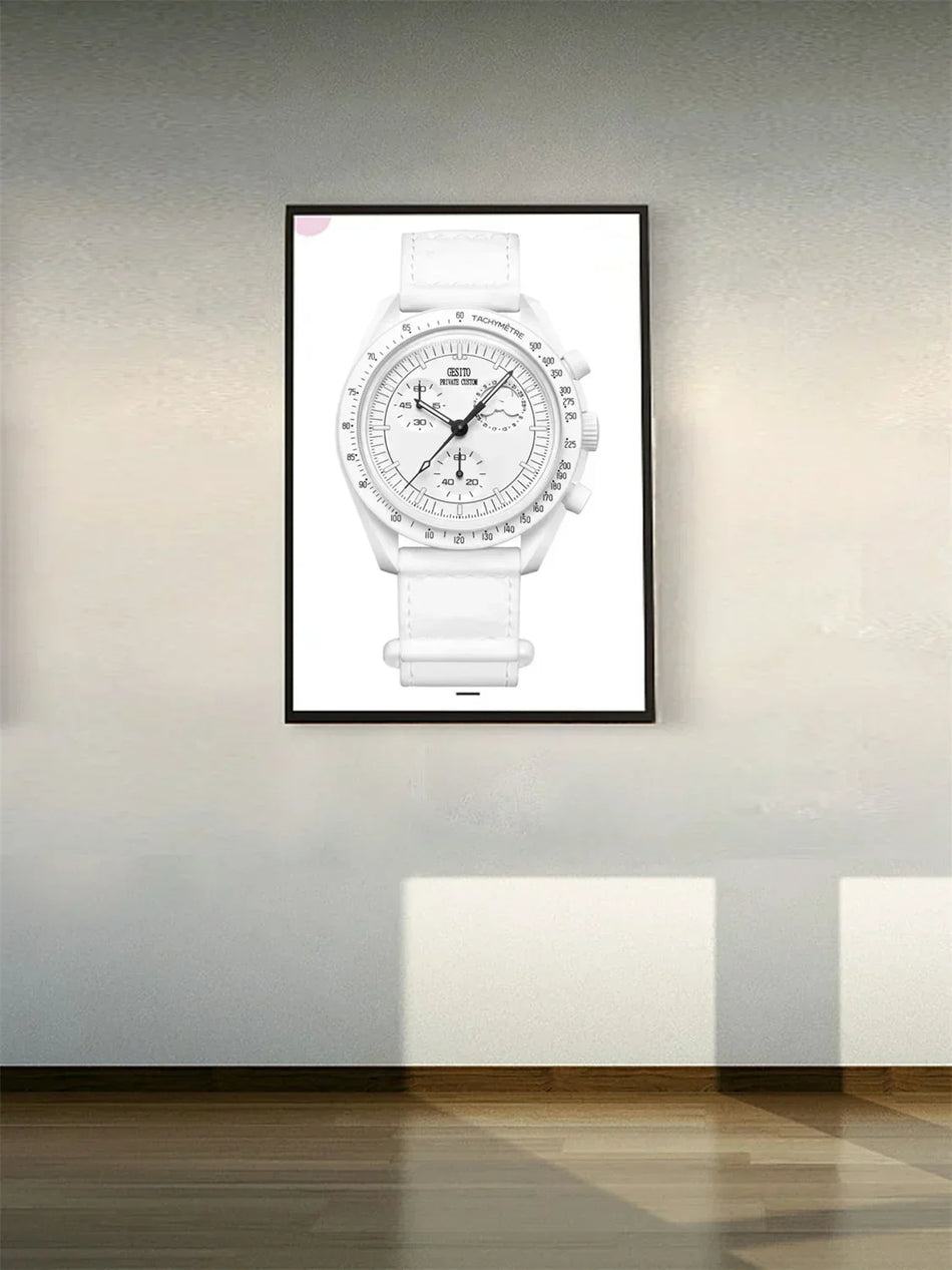 2025 Unisex Watch - Gift/Anniversary. Multi-Color. Chronograph. Plastic. Moon/Planet Inspired. Quartz