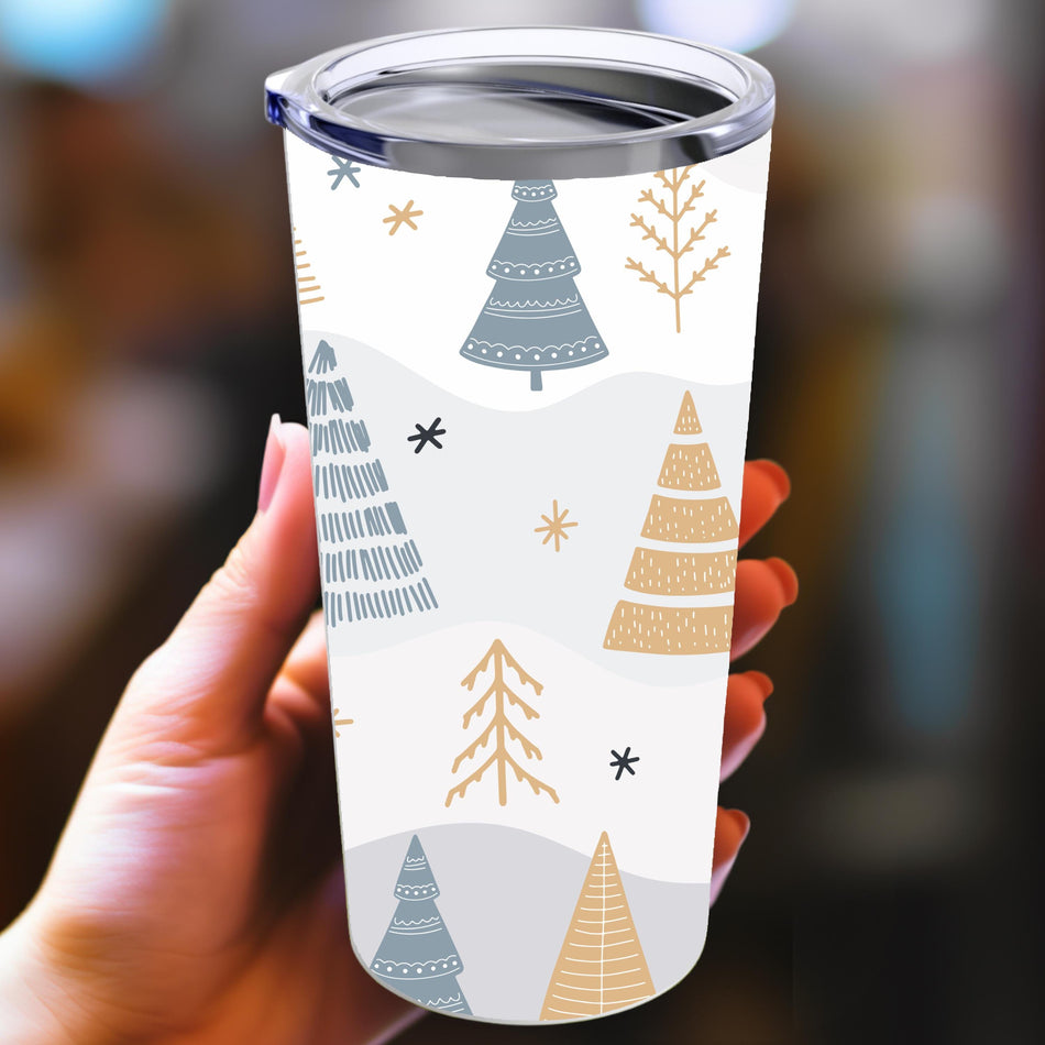 Winter Wonderland Tumbler, Insulated Drink Cup, Holiday Travel Mug, Gift for Coffee Lovers, Christmas Decor