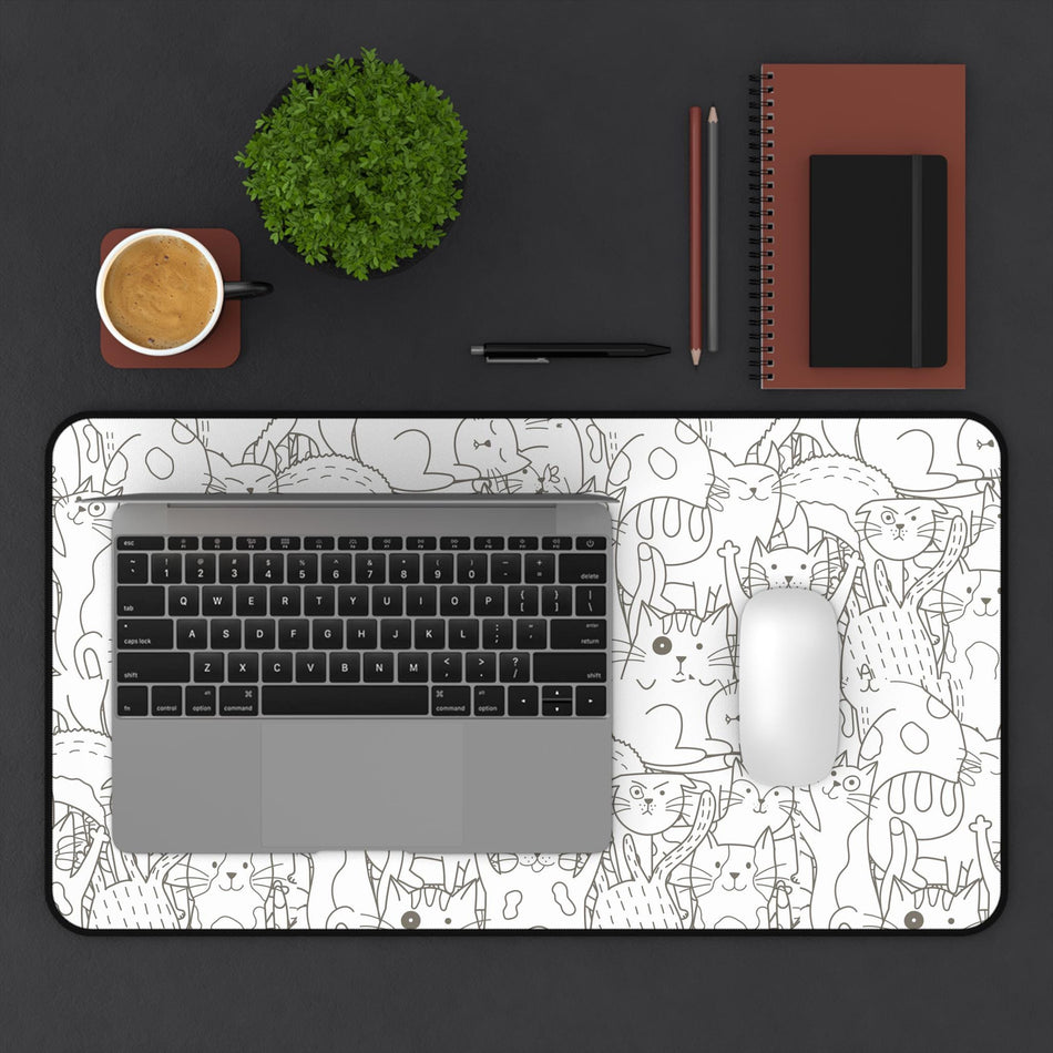 Cat Lover's Desk Mat – Fun & Functional