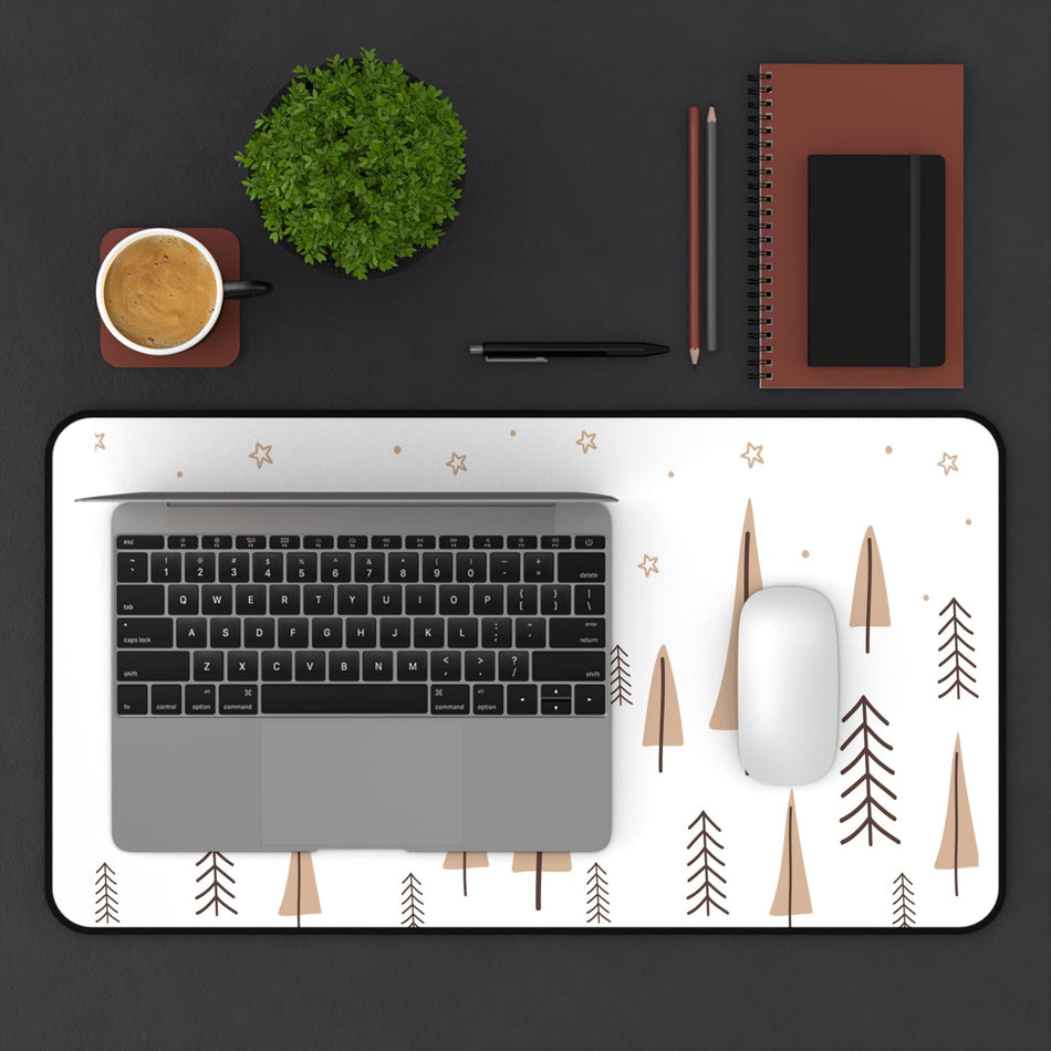 Cozy Forest Desk Mat – Nature-Inspired Office Decor