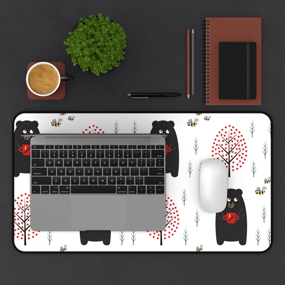 Cozy Bear Desk Mat – Cute Office Decor