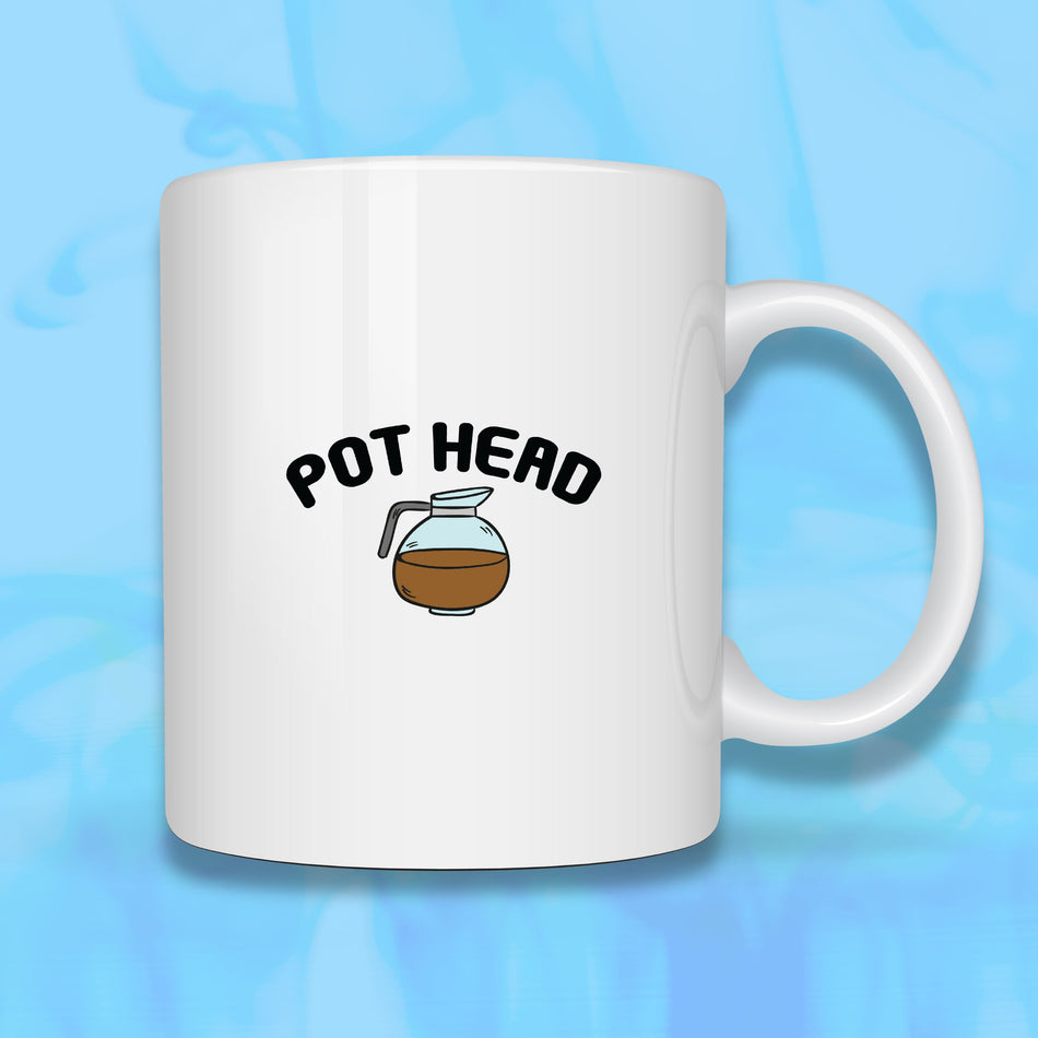 Funny Pot Head Mug, Unique Gift for Cannabis Lovers, Perfect for Any Occasion, Coffee Cup, Stoner Gift
